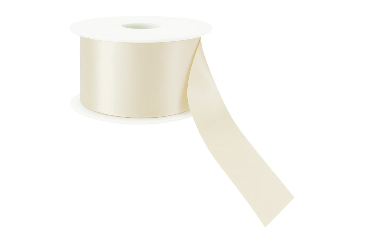Nude Satin Ribbon Double Sided 25mm - My Dream Cake