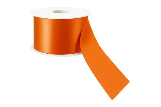 Orange Satin Ribbon Double Sided 38mm - My Dream Cake