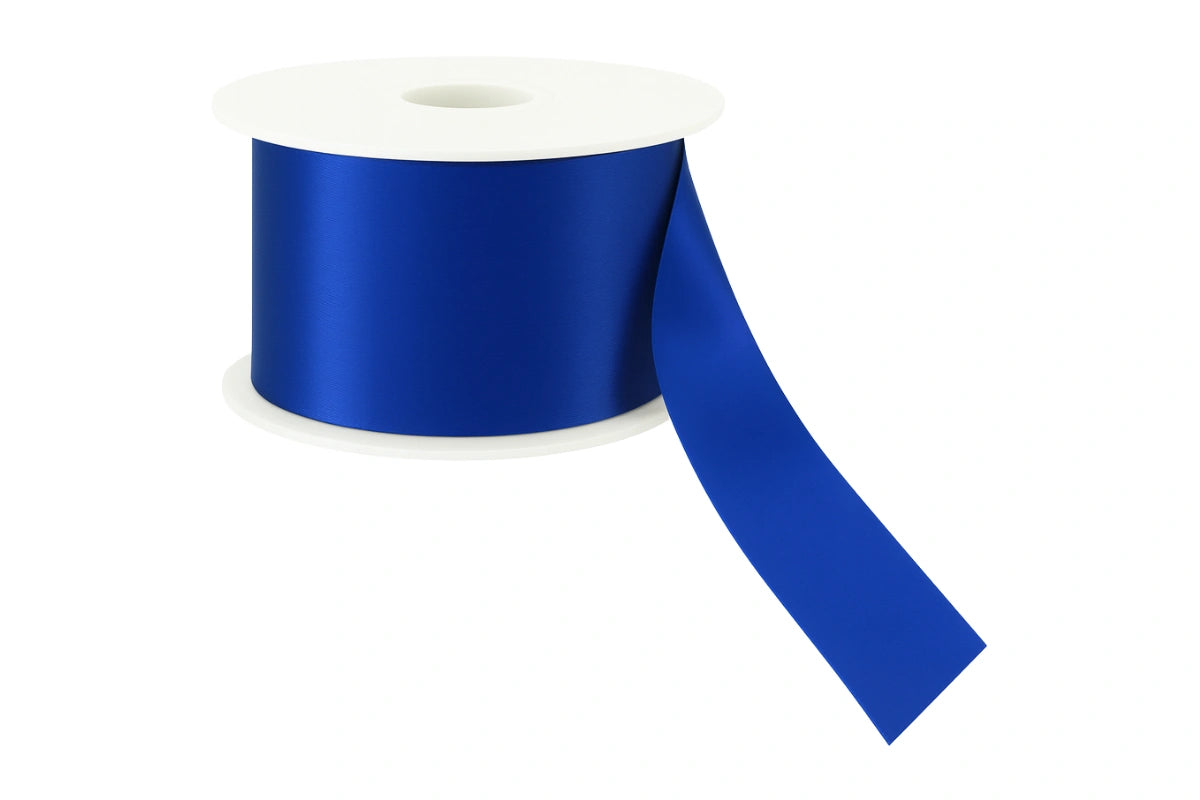 Royal Blue Satin Ribbon Double Sided 25mm - My Dream Cake