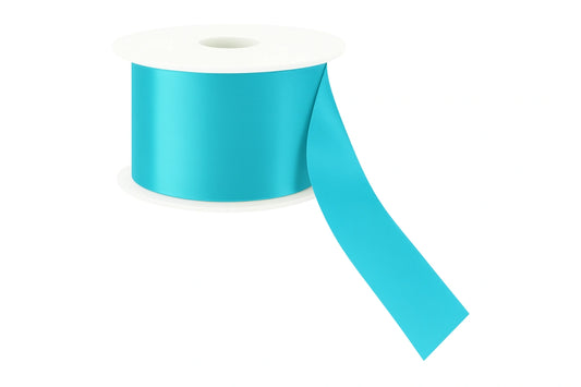 Teal Satin Ribbon Double Sided 25mm - My Dream Cake