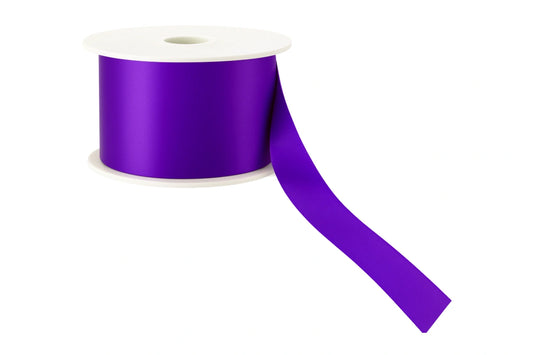 Violet Satin Ribbon Double Sided 25mm - My Dream Cake