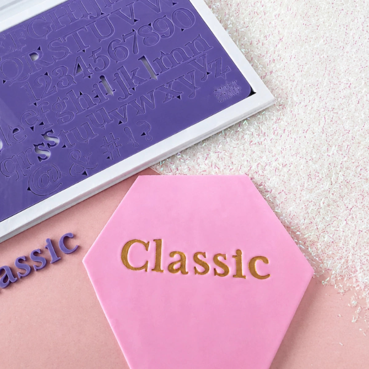 Classic Set - Uppercase, Lowercase, Numbers and Symbols - Sweet Stamp