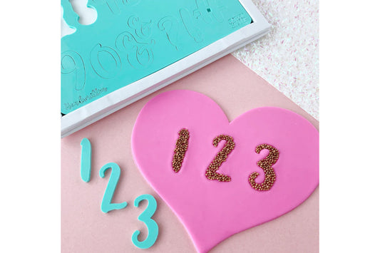 Handwritten Numbers - Sweet Stamp