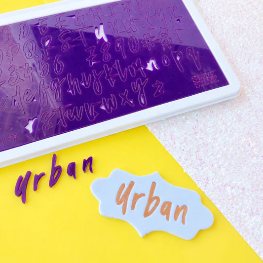 Urban Set by the Cake Cuppery - Uppercase, Lowercase, Numbers and Symbols - Sweet Stamp