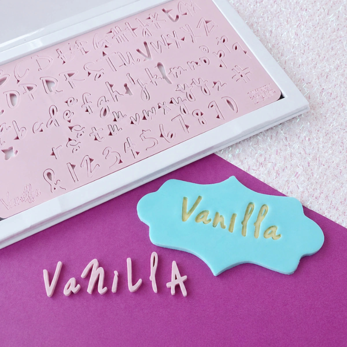 Vanilla Set - Uppercase, Lowercase, Numbers and Symbols - Sweet Stamp