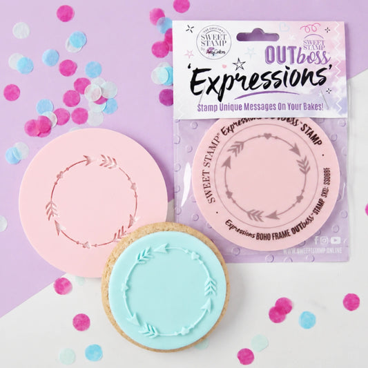 Boho Frame - Outboss Expressions - Sweet Stamp