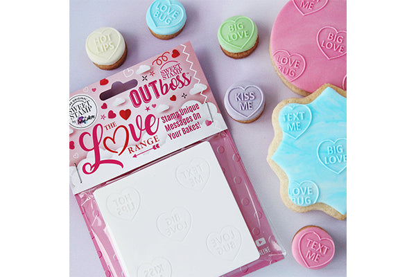 Love Heart Texture Tile - Outboss - Sweet Stamp