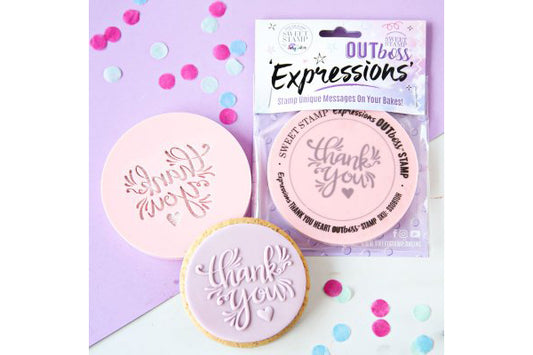 Thank You Heart - Outboss Expressions - Sweet Stamp