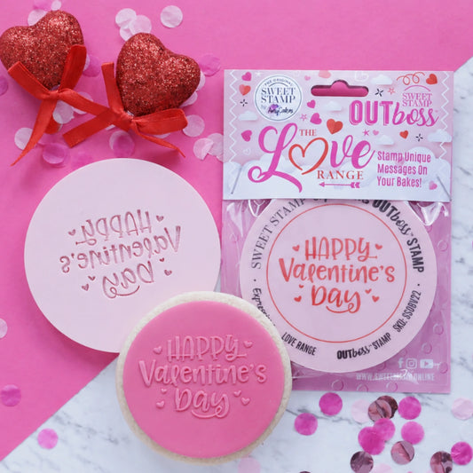 Fun Happy Valentines Day - Outboss Love - Sweet Stamp