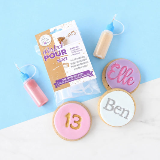 Perfect Pour Bottles - with Mini Funnel (2 Pack) - Sweet Stamp