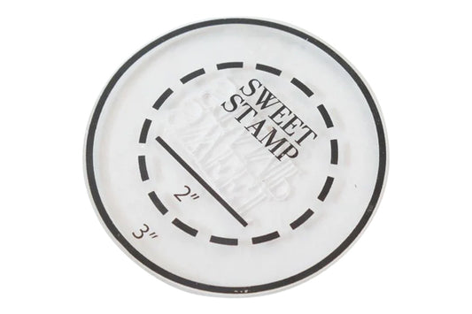 Round Pick Up Pad - Sweet Stamp