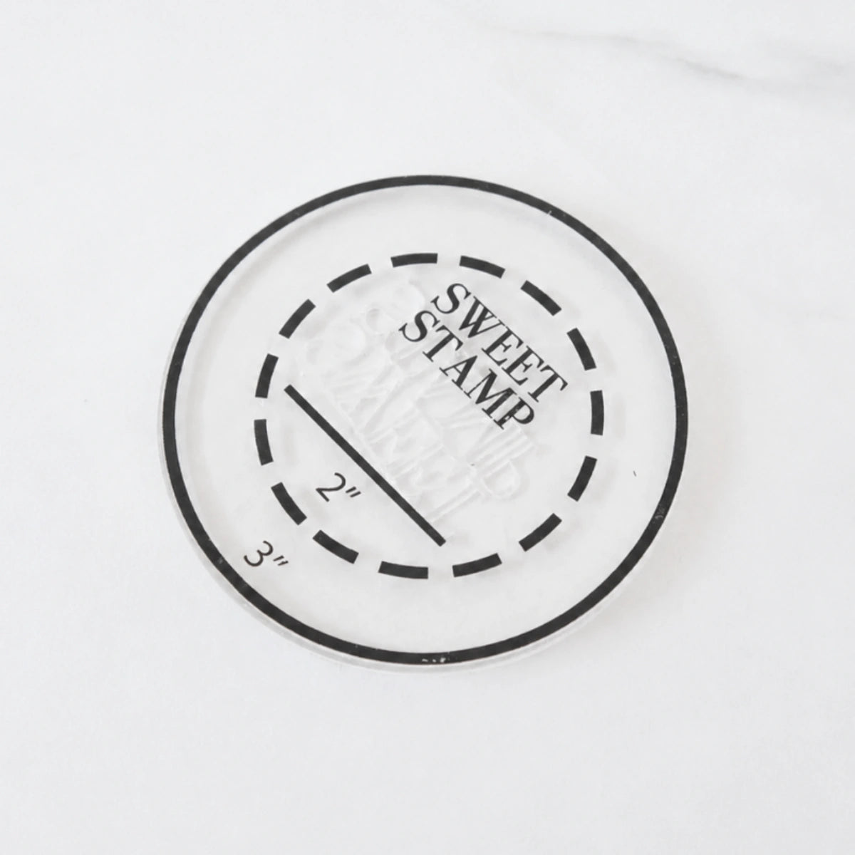 Round Pick Up Pad - Sweet Stamp