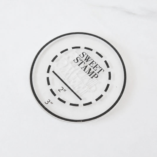 Round Pick Up Pad - Sweet Stamp