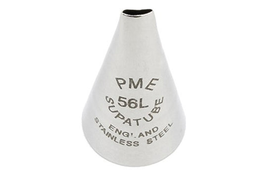 PME Supatubes Left Handed Petal Piping Tips - ST56L