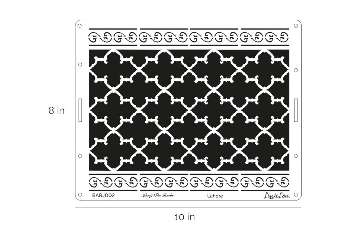 Cake Stencil - Full Size Design - LISSIE LOU STENCILS - Lahore