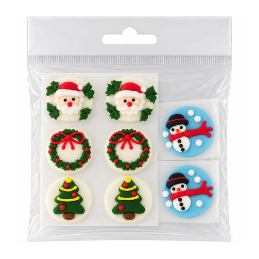 8 Pieces Assorted Christmas Plaques