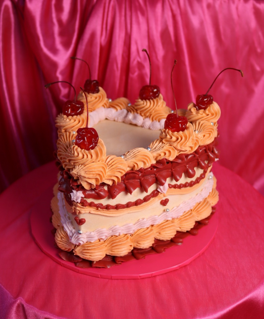 Vintage Heart Cake Workshop with Sarah from Baby Cakes - Sunshine