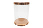 Transparent Cake Box - Transparent Round - Rose Gold