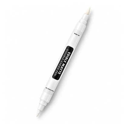 White Edible Matte Double Ended Pen - Iconic Cake Art