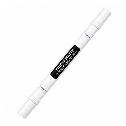 White Edible Matte Double Ended Pen - Iconic Cake Art