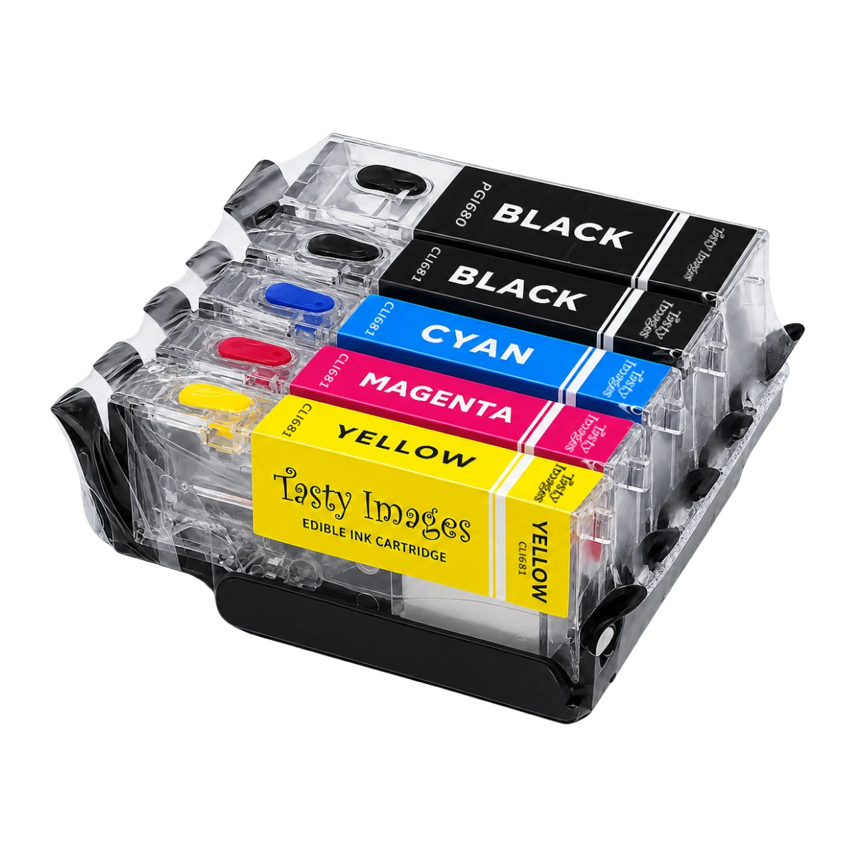 680-681 Empty Ink Cartridges for Canon Printer - Tasty Images: Single