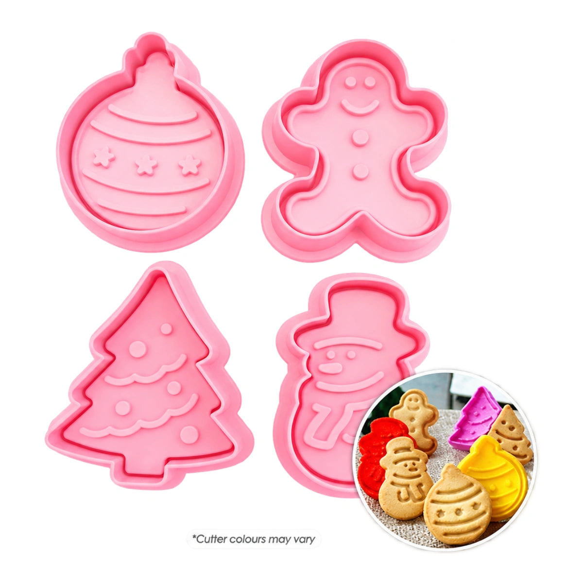 Christmas Plunger Cutters (4 Pack) - BSC