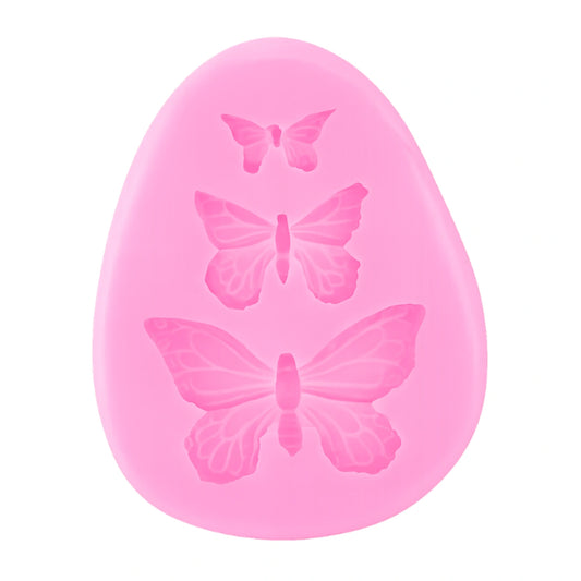 Three Size Butterflies Silicone Mould