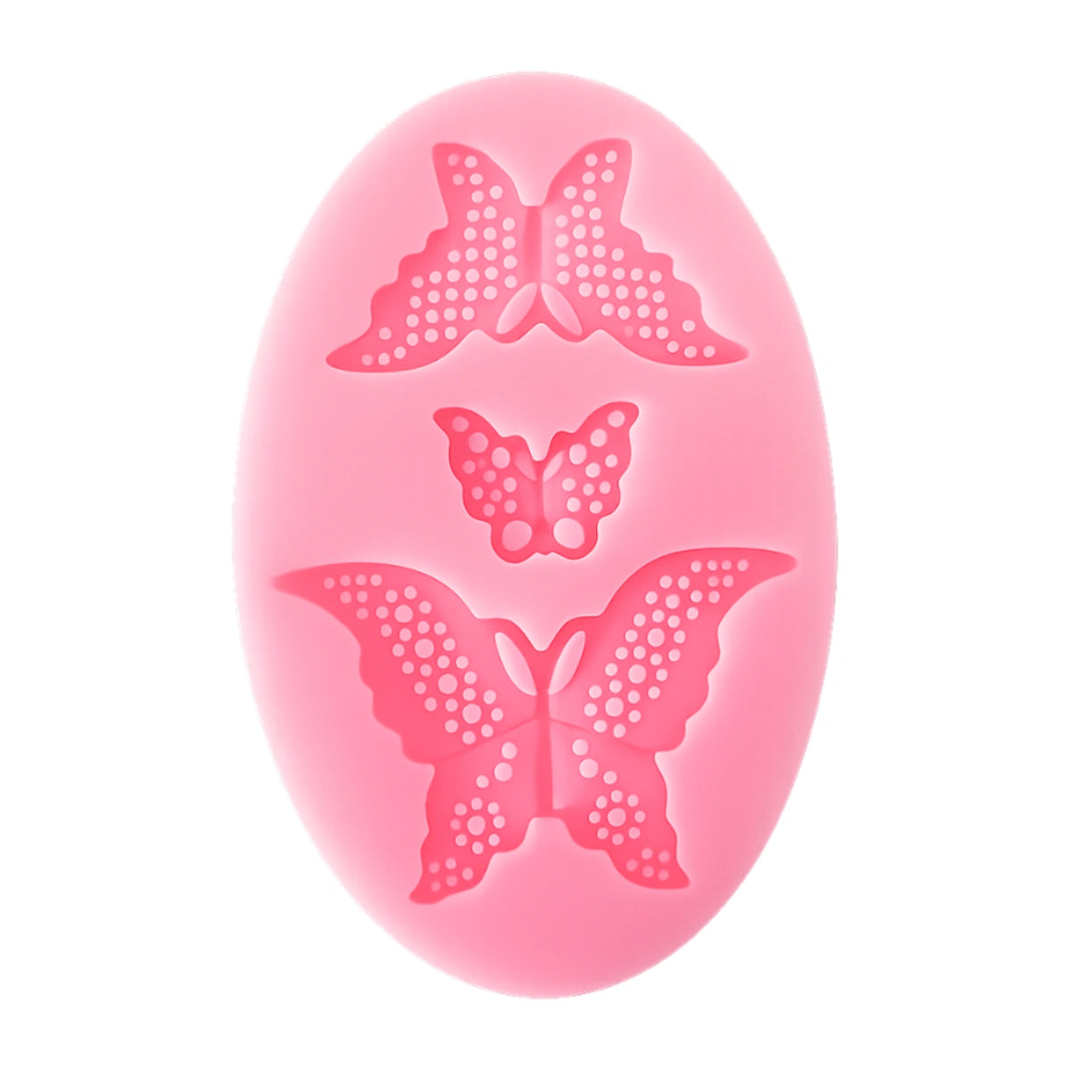 Dotted Butterfly Three Sizes Silicone Mould