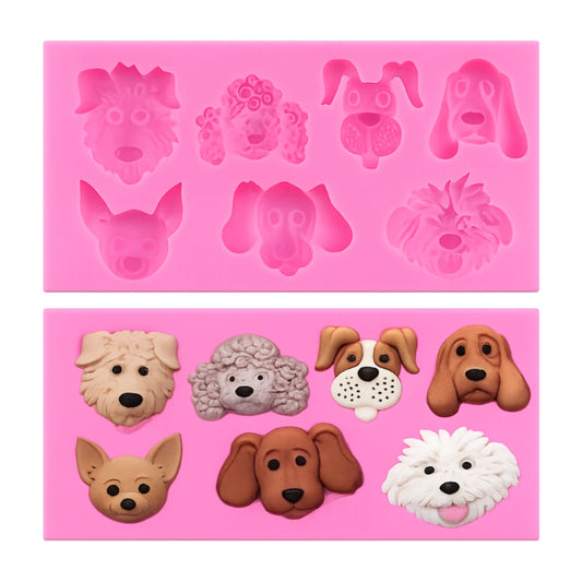 Dog Faces - Silicone Mould