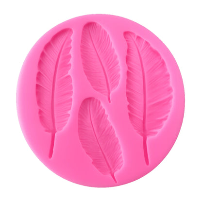 4 Type Feathers - Silicone Mould Gumpaste Modelling Tools