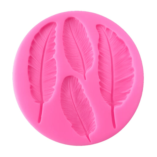 4 Type Feathers - Silicone Mould Gumpaste Modelling Tools
