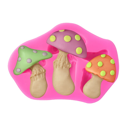 Mushrooms 3 Sizes Silicone Mould / Mold