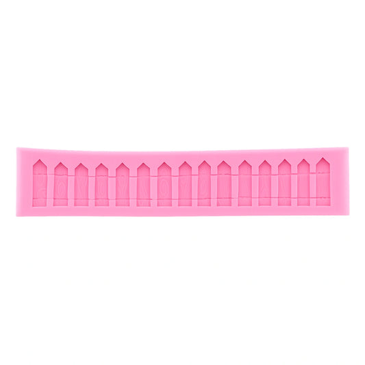 Tree Log Side Fence Designs Silicone Mold