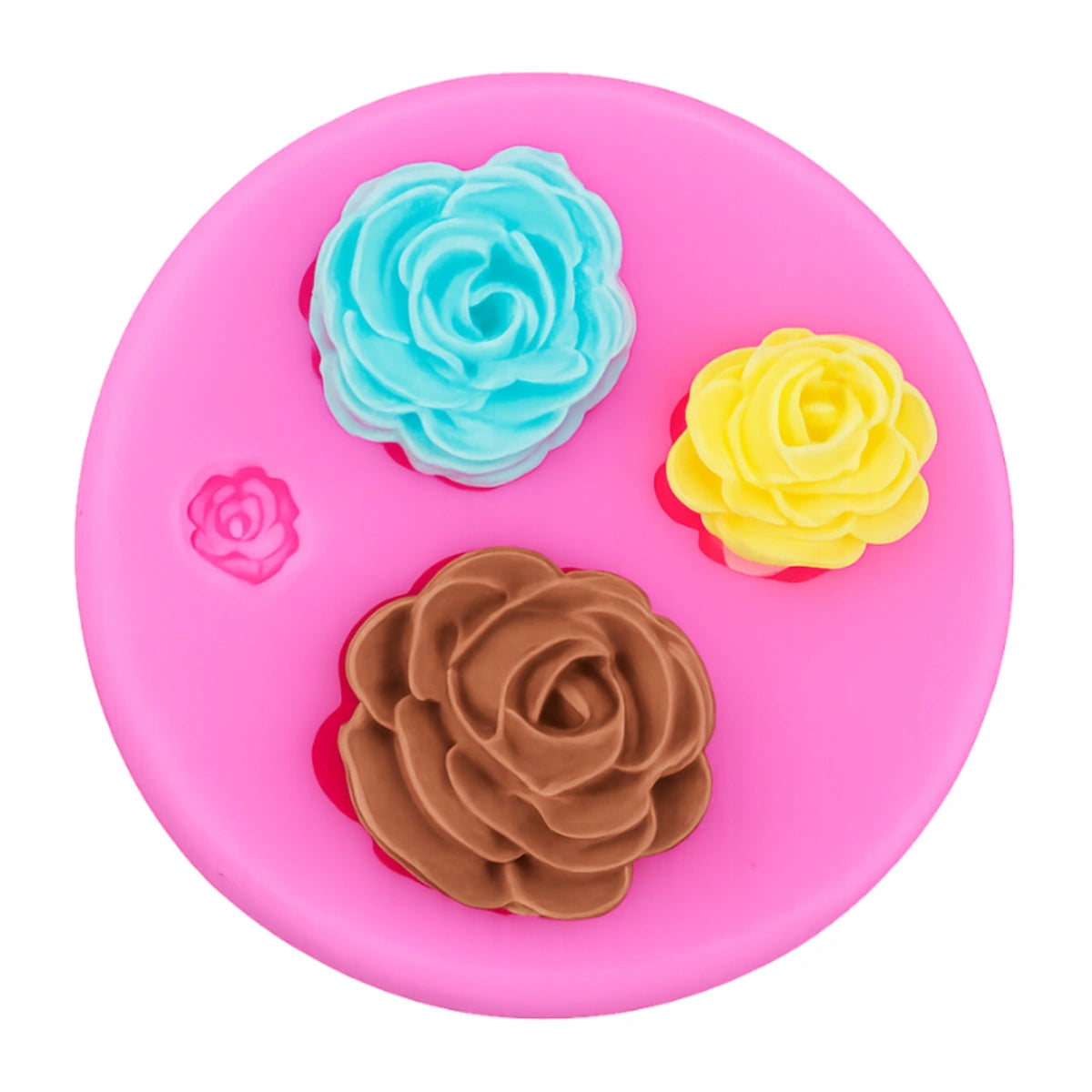 Rose 4 Sizes Silicone Mould