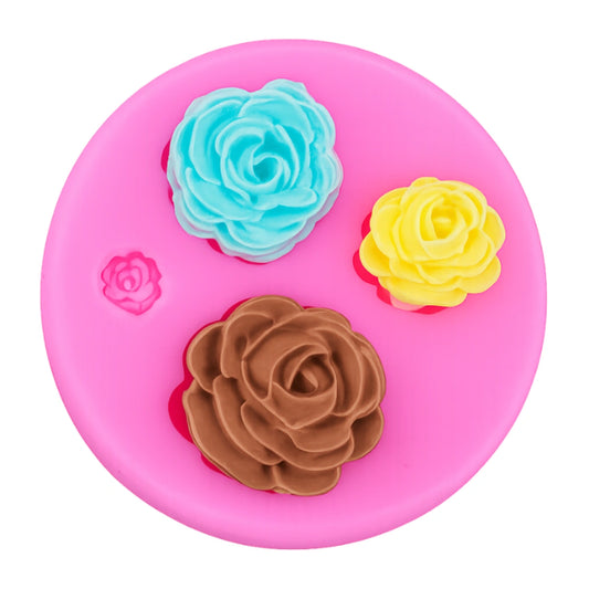 Rose 4 Sizes Silicone Mould