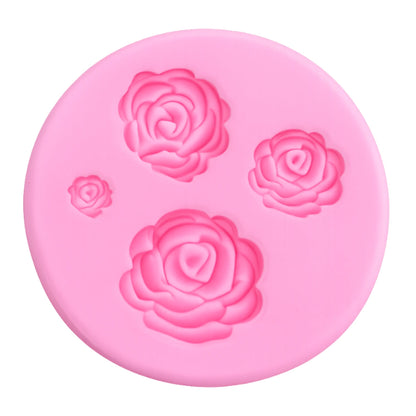 Rose 4 Sizes Silicone Mould
