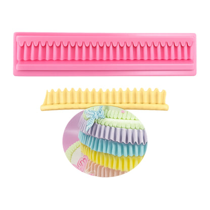 Ruffle Border Mold - Silicone Mould