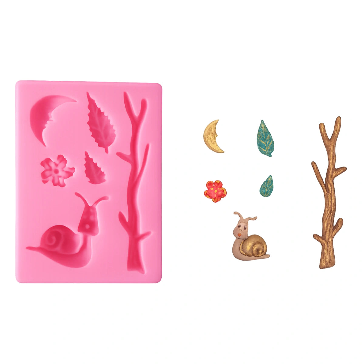 Garden & Snail Mold - Silicone Mould