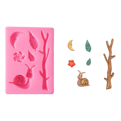 Garden & Snail Mold - Silicone Mould