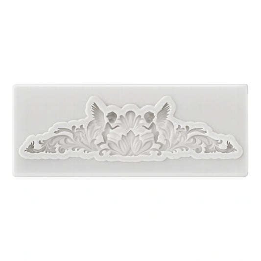 Angel Flourish Silicone Mould - Scroll Mold