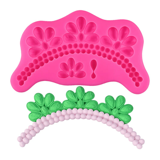 Pearl Border Silicone Mould
