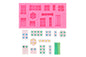 Lego Building Bricks Block Silicone Mould - Iconic Cake Art