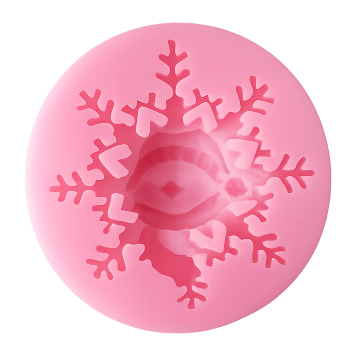Snowflake And Snowman Silicone Mould - Christmas Mold