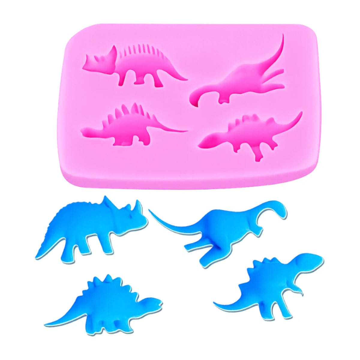 Assorted Dino Mould - Dinosaur Silicone Mold