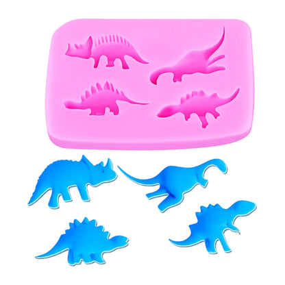 Assorted Dino Mould - Dinosaur Silicone Mold