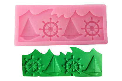 Sailing Boat and Sea Anchor - Iconic Cake Art