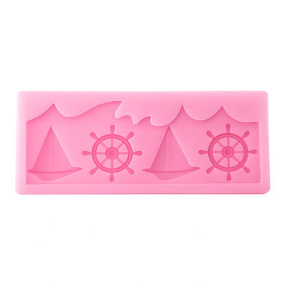 Sailing Boat And Sea Anchor Silicone Mould