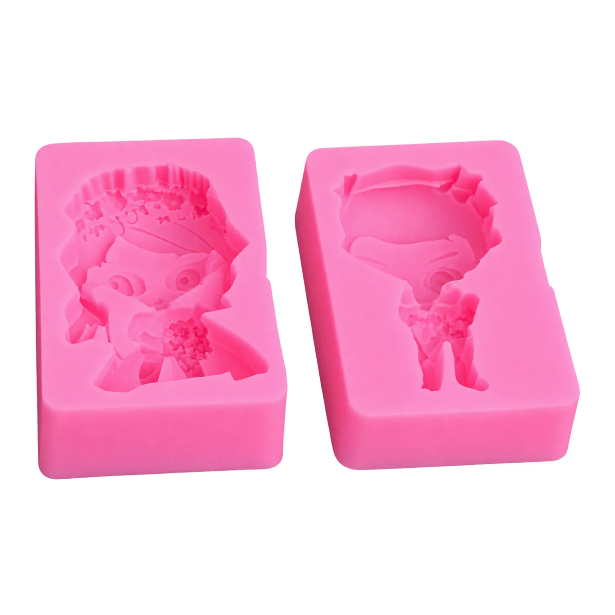 Bride And Groom Silicone Mould - Animated