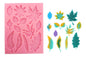 12 Leaves Silicone Mould - Iconic Cake Art