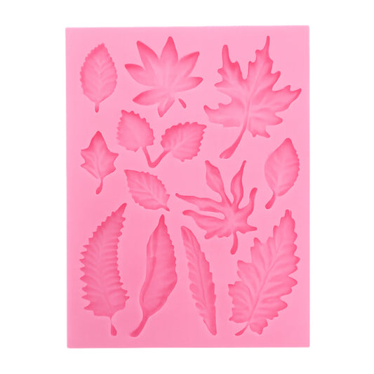 12 Leaves Silicone Mould Iconic Cake Art